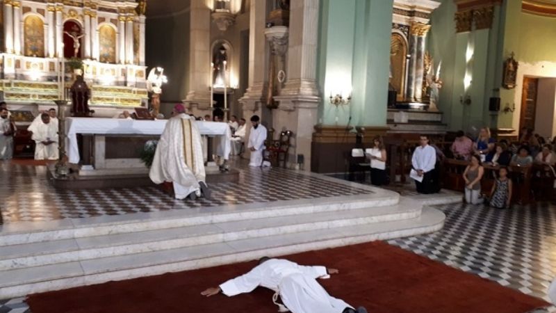 Alegría en la Iglesia catamarqueña por la ordenación de joven diácono