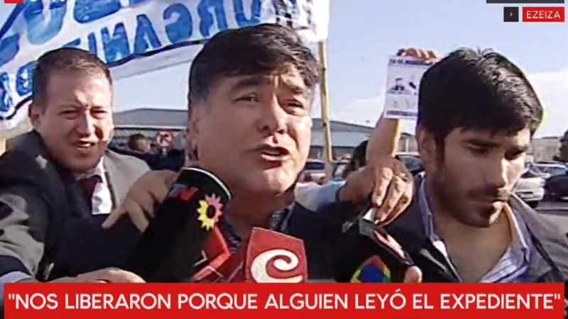 Zannini salió de la cárcel y se quebró: "Soy un inocente que fue preso"