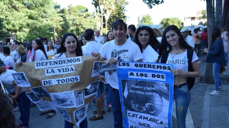 Celebraron la vida con una marcha y un festival