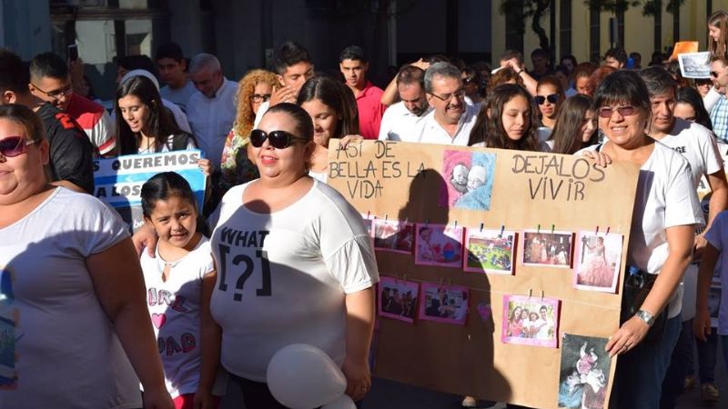Celebraron la vida con una marcha y un festival