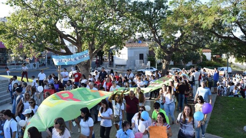 Celebraron la vida con una marcha y un festival