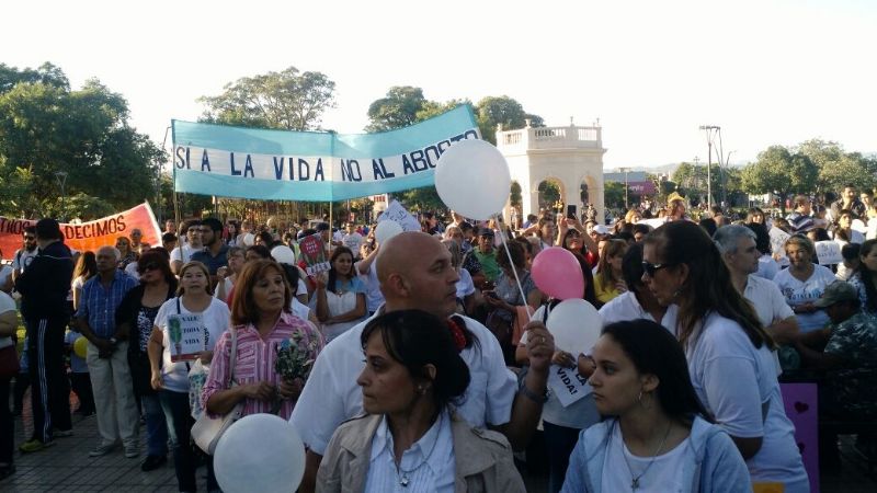Celebraron la vida con una marcha y un festival