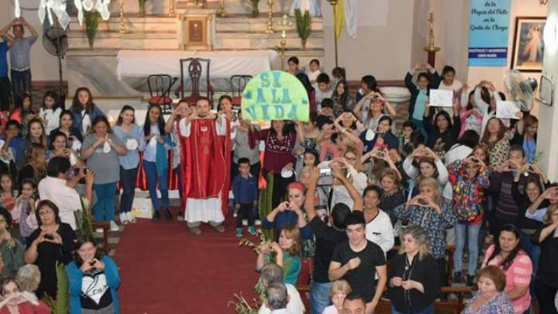 Celebraron la vida con una marcha y un festival