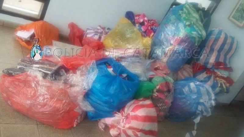 Secuestran mercadería ilegal en puesto caminero de Valle Viejo