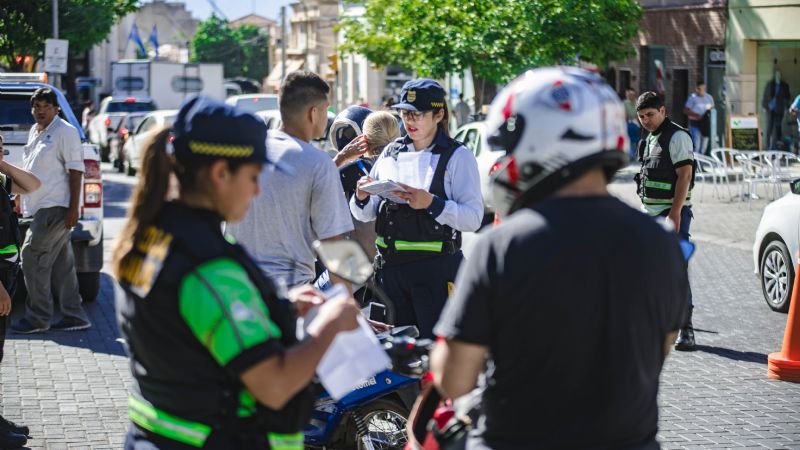 En una semana, se labraron más de 300 actas en controles vehiculares