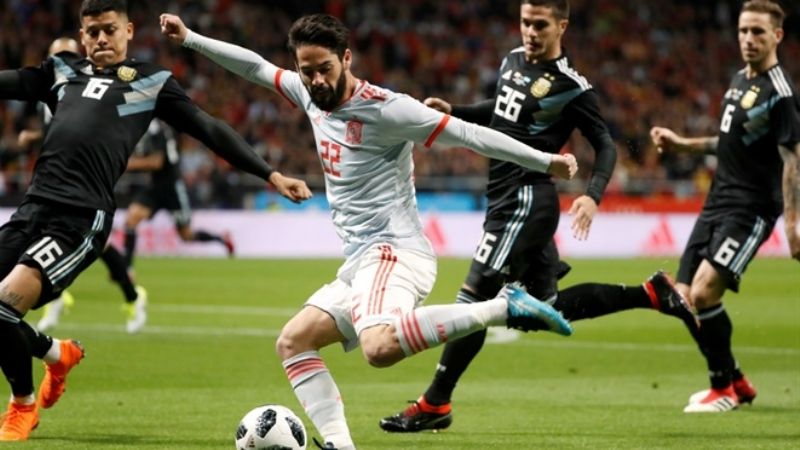 España humilló a la Argentina con una goleada 6 a 1