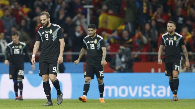 España humilló a la Argentina con una goleada 6 a 1