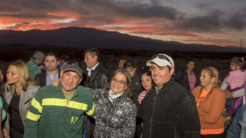 Lucía participó de inauguraciones en Fiambalá