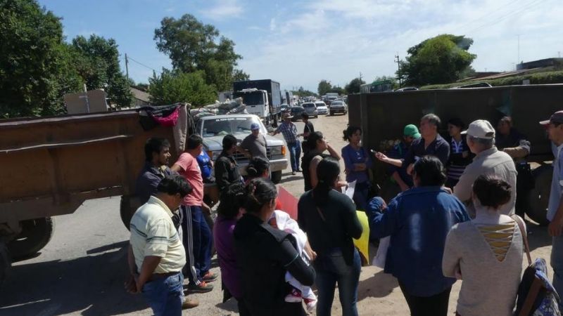 Corte de la Ruta 38, a la altura de La Invernada, Tucumán