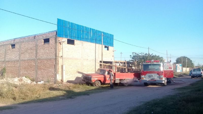 Incendio en un salón de eventos en Recreo
