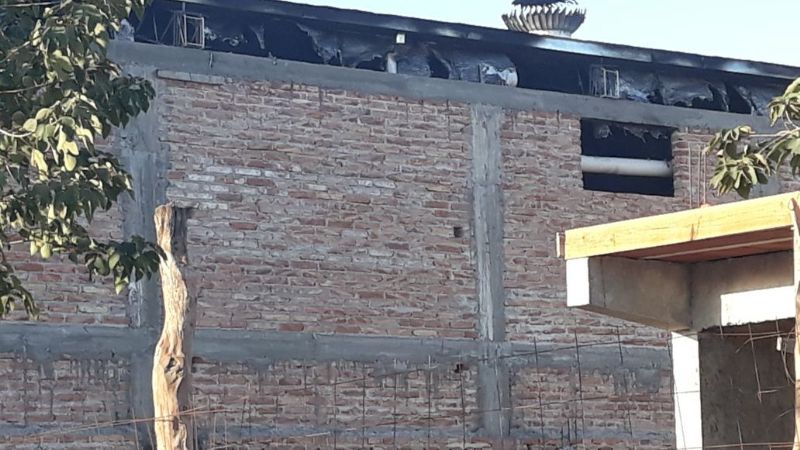 Incendio en un salón de eventos en Recreo