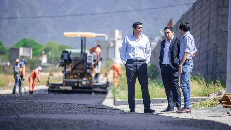 Última etapa de pavimentación en Bº Ingenieros