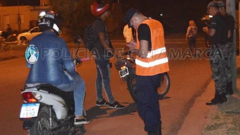 Secuestran una decena de motos en controles
