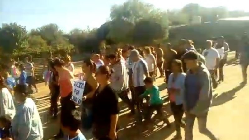 Conmovedora marcha pidiendo Justicia por Claudio Soria