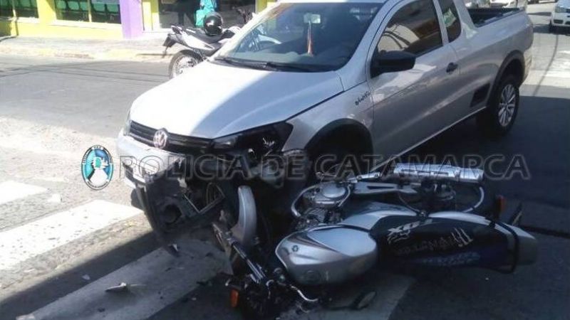 Choque en el micro centro