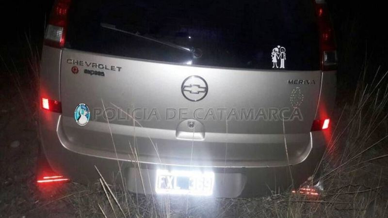Familia cordobesa protagonizó un accidente en Capayán