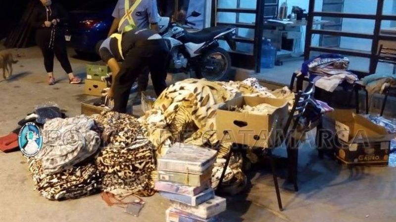 Llevaban mercadería ilegal por un valor de $40.000