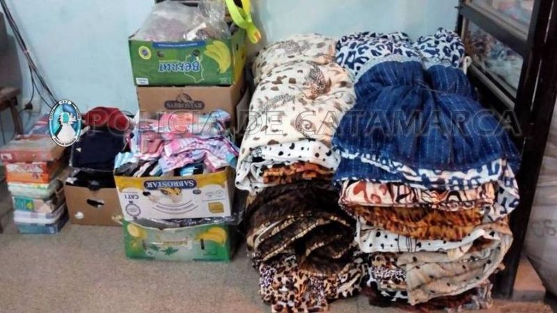 Llevaban mercadería ilegal por un valor de $40.000