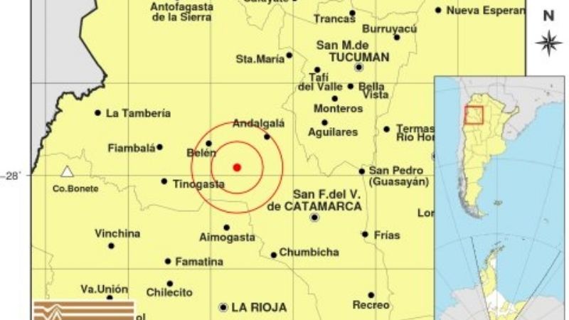 Fuerte temblor sacudió el Oeste