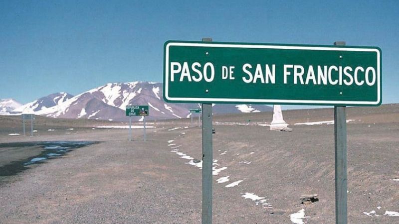 Este lunes estará cerrado el Paso de San Francisco
