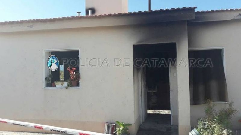 Un hombre quedó detenido tras incendiar una vivienda en Santa María