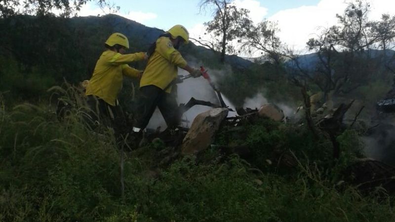 Brigadistas apagaron un incendio en Las Estancitas