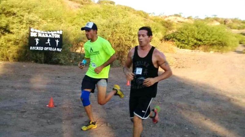 Luis Avendaño y Rafaela Córdoba en el “2do. Recreo Running”