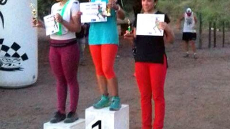 Luis Avendaño y Rafaela Córdoba en el “2do. Recreo Running”