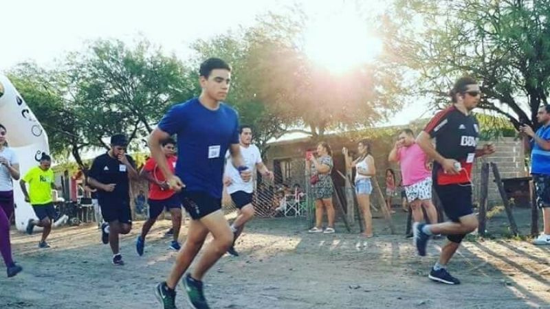 Luis Avendaño y Rafaela Córdoba en el “2do. Recreo Running”