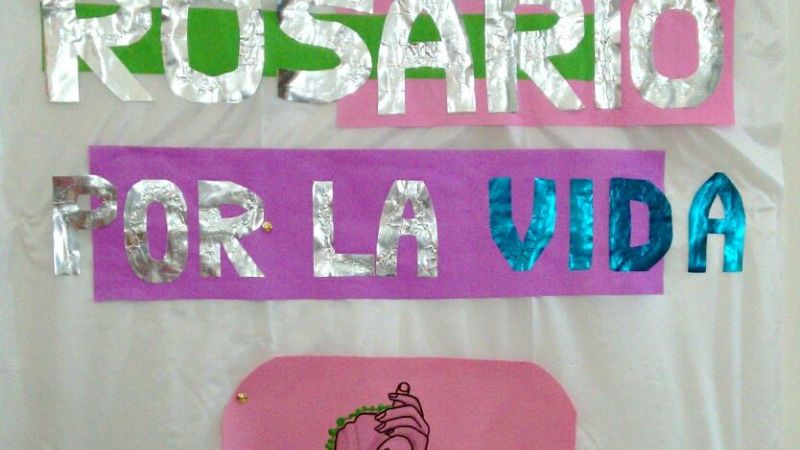 Emotiva expresión en defensa de la vida