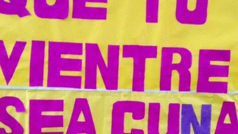 Emotiva expresión en defensa de la vida