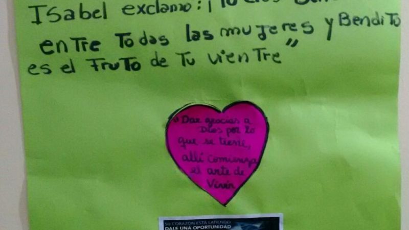 Emotiva expresión en defensa de la vida