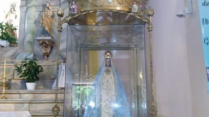 Capayán recibió con emoción y gratitud a la Madre del Valle