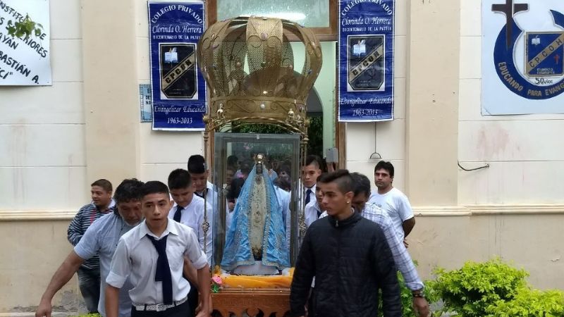 Capayán recibió con emoción y gratitud a la Madre del Valle