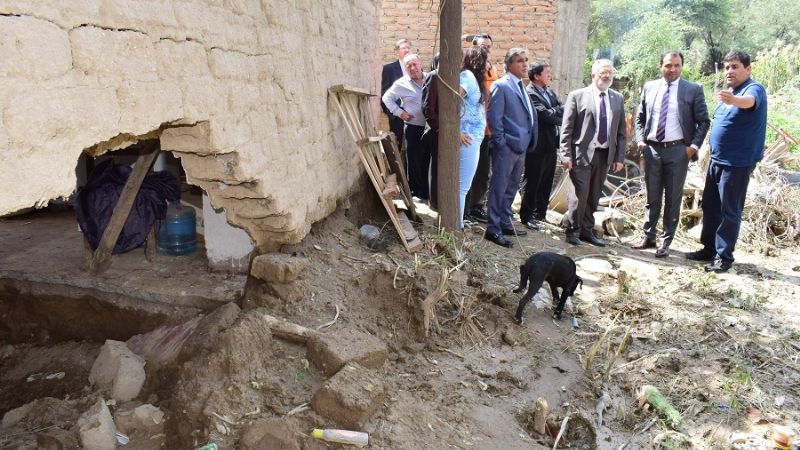 Recorrida de obras y relevamiento de daños en Santa María
