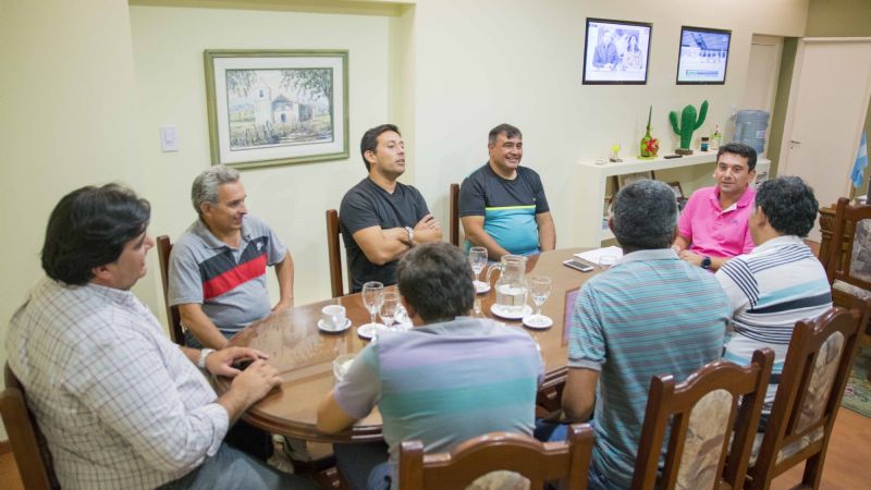 Ferreyra gestionó aportes para los clubes de FME