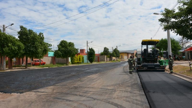 Operativo de pavimentación y mantenimiento en la Capital