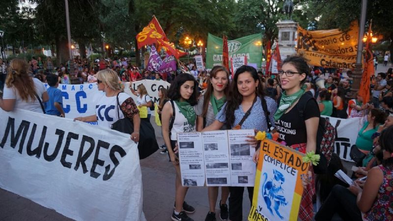 Convocante marcha de mujeres en Catamarca