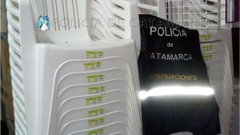Recuperan varios elementos robados tras un registro domiciliario