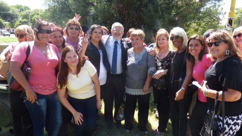 Senadores participaron del acto de las Mujeres del PJ