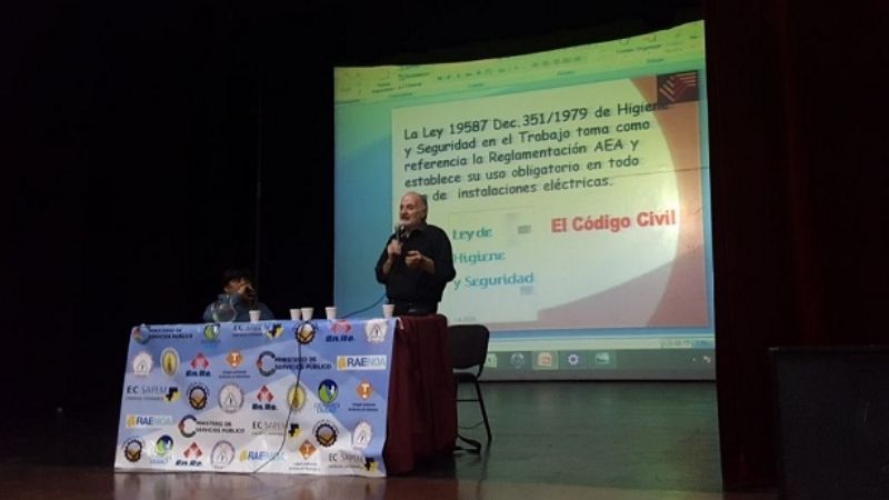 Personal del En.Re. participa de Jornada sobre Seguridad Eléctrica