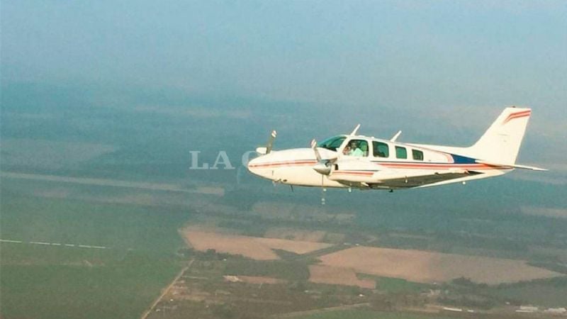 El avión cayó cerca de la localidad de El Naranjo