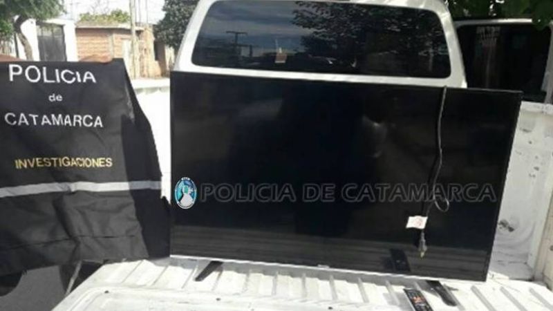En dos allanamientos recuperan un tv y un parlante robados