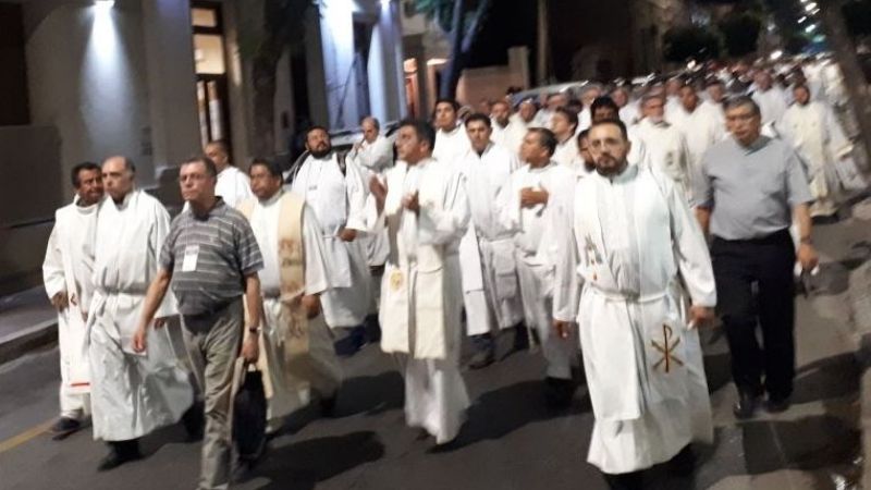 Obispos y sacerdotes del NOA peregrinaron en Catamarca