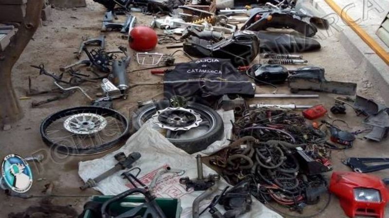 En impresionante despliegue policial recuperan elementos robados