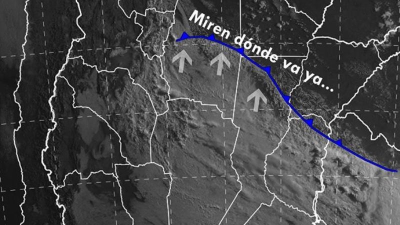 El frente frío va barriendo el tremendo calor del miércoles