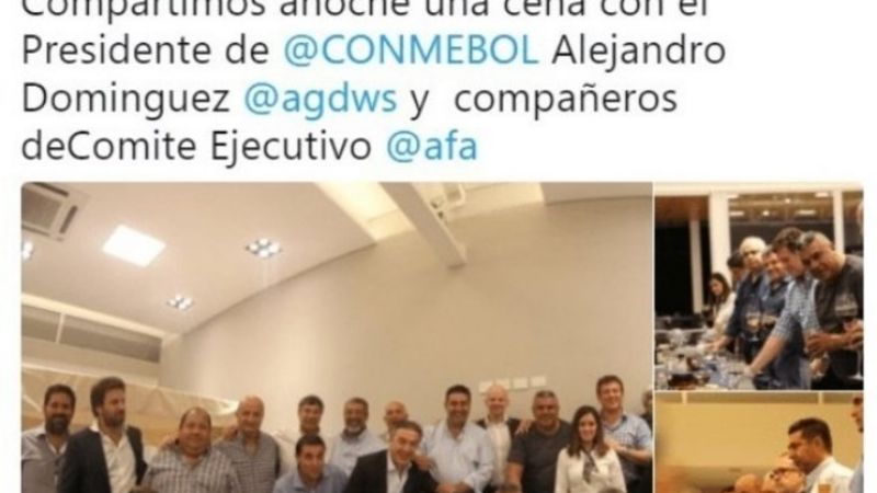 Catamarqueña en la foto borrada de “Chiqui” Tapia