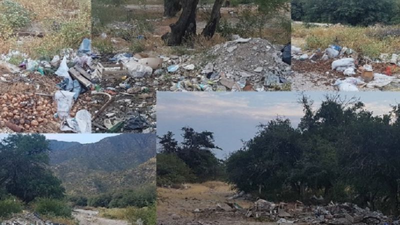 El río La Cañada, "un basurero"