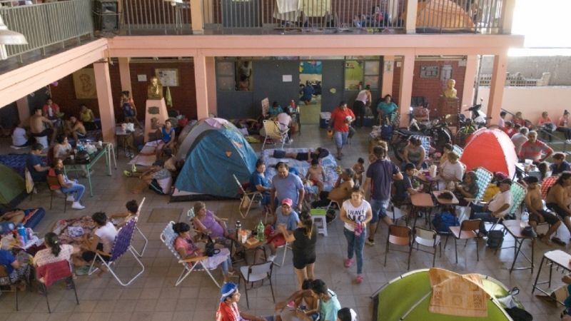Escuelas para albergar a los peregrinos