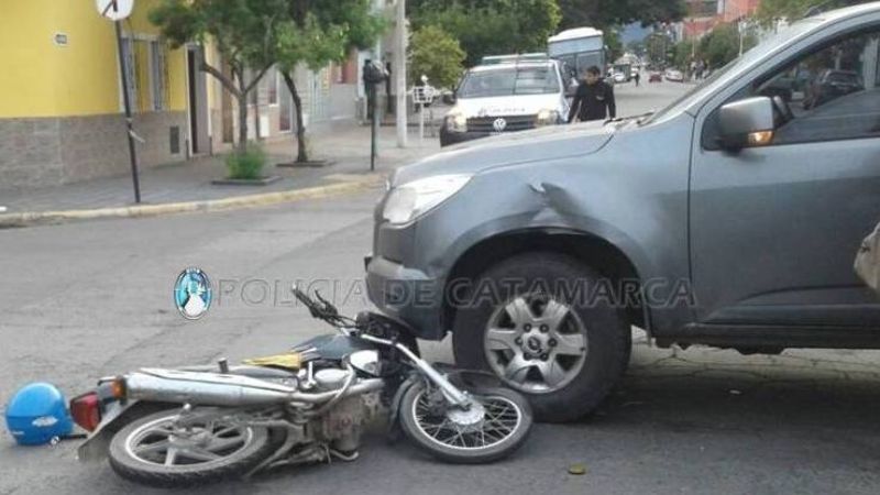 Choque en Güemes y 9 de Julio